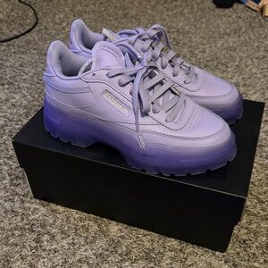 Reebok x Cardi B Club C Women's Crisp Purple Sneakers